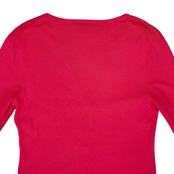 Talbots Cardigan Womens S Dark Pink Classic Academia Smart Casual Preppy Sweater - Picture 6 of 16